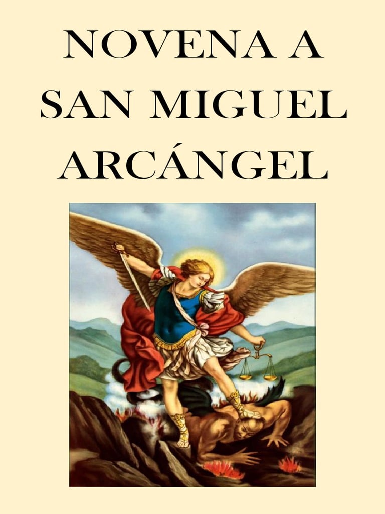 novena a San miguel arcangel
